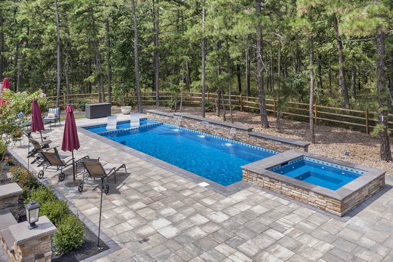 new pool construction by aloha pools